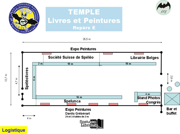 Exposants au Temple